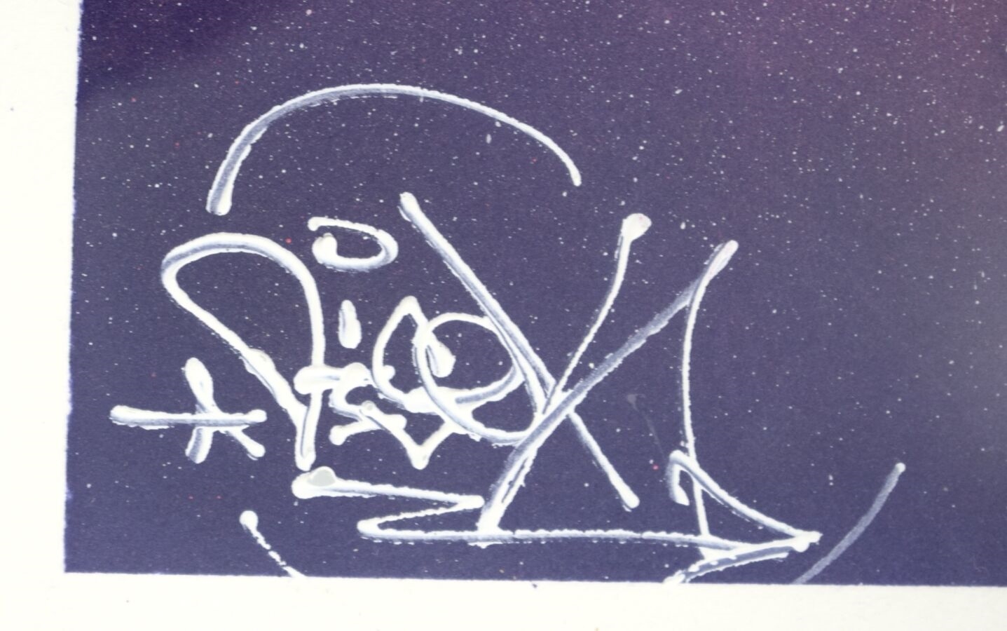 Artwork by Disek, Quand c'était, Made of Spray paint on paper