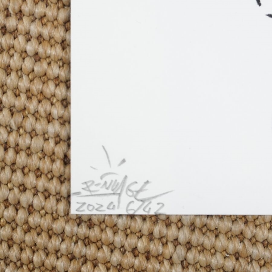 Artwork by R.Nuage, Pirate, Made of Stencil on cardboard