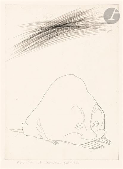 Illustrations for his own text, Contes du demi-sommeil - Marcel Béalu