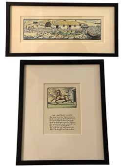 Two JACK BUTLER YEATS Woodblock Prints - Jack B. Yeats