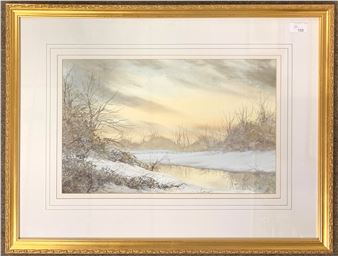 Winter landscape scene - Bradley Bigden