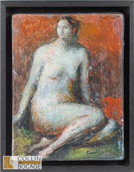 Nu assis - Rudolf Capaldo