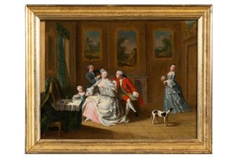 Woman at her toilette - Charles Joseph Flipart