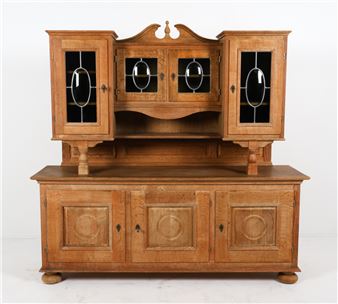 CARL ERIKSENS DANISH BRUTALIST OAK SIDEBOARD - Carl Erickson