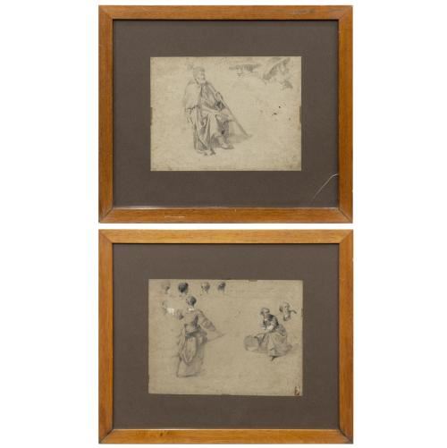 ESTUDIO DE PERSONAJES, S.XIX - José Mirabent y Catell