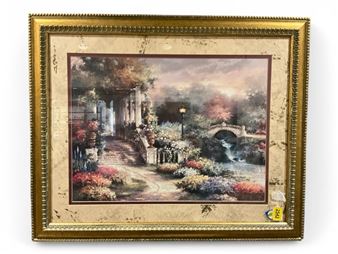 James Lee Classic Garden Retreat Framed Print 26 1/4 x 32 in. (66.7 x 81.3 cm - James Lee