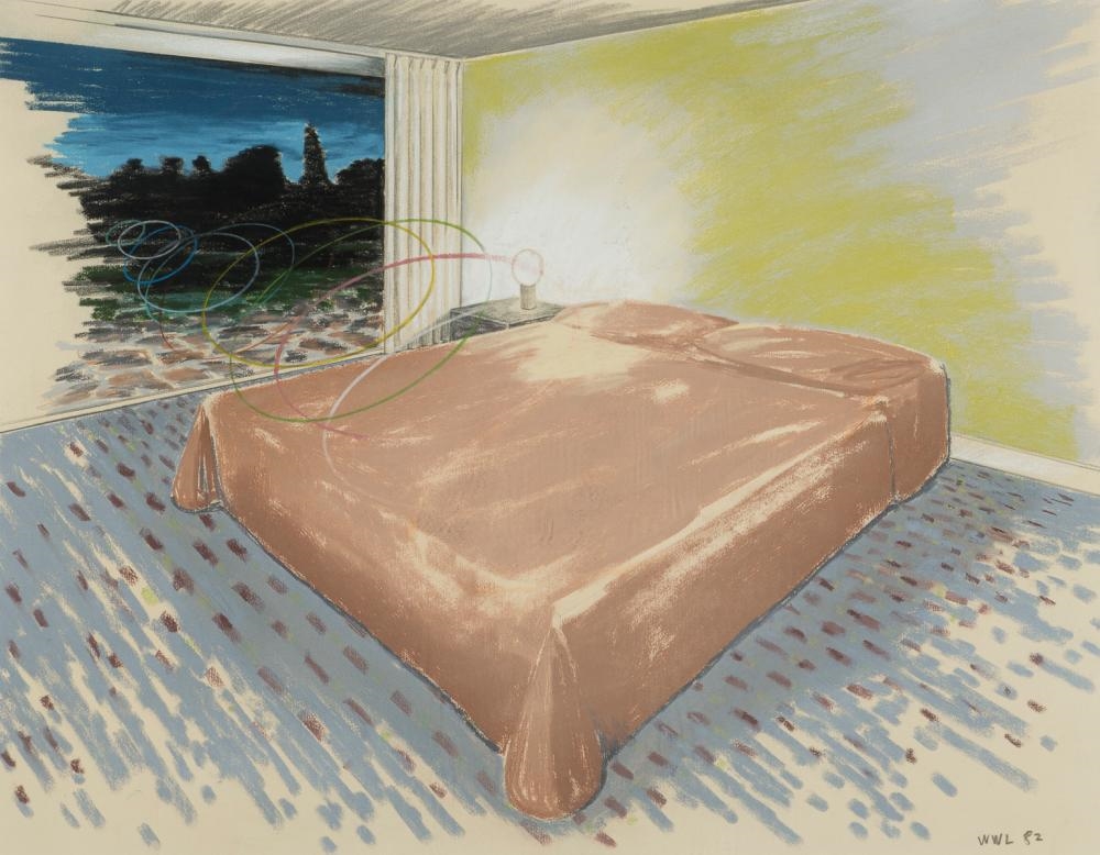 Artwork by William Leavitt, . Untitled, Made of pencil and pastel on paper