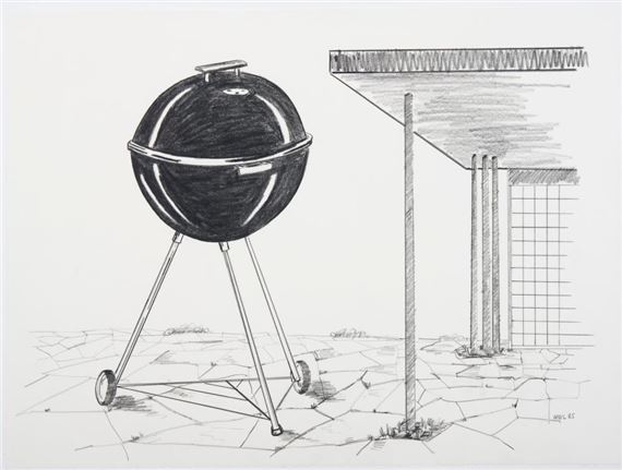 . Barbecue by William Leavitt, 1985