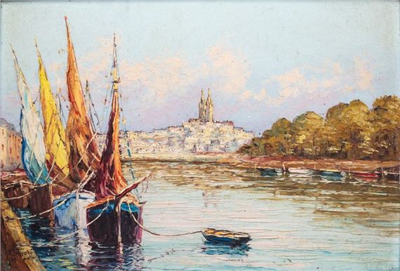 Port de pêche du Sud by Robert Giovani