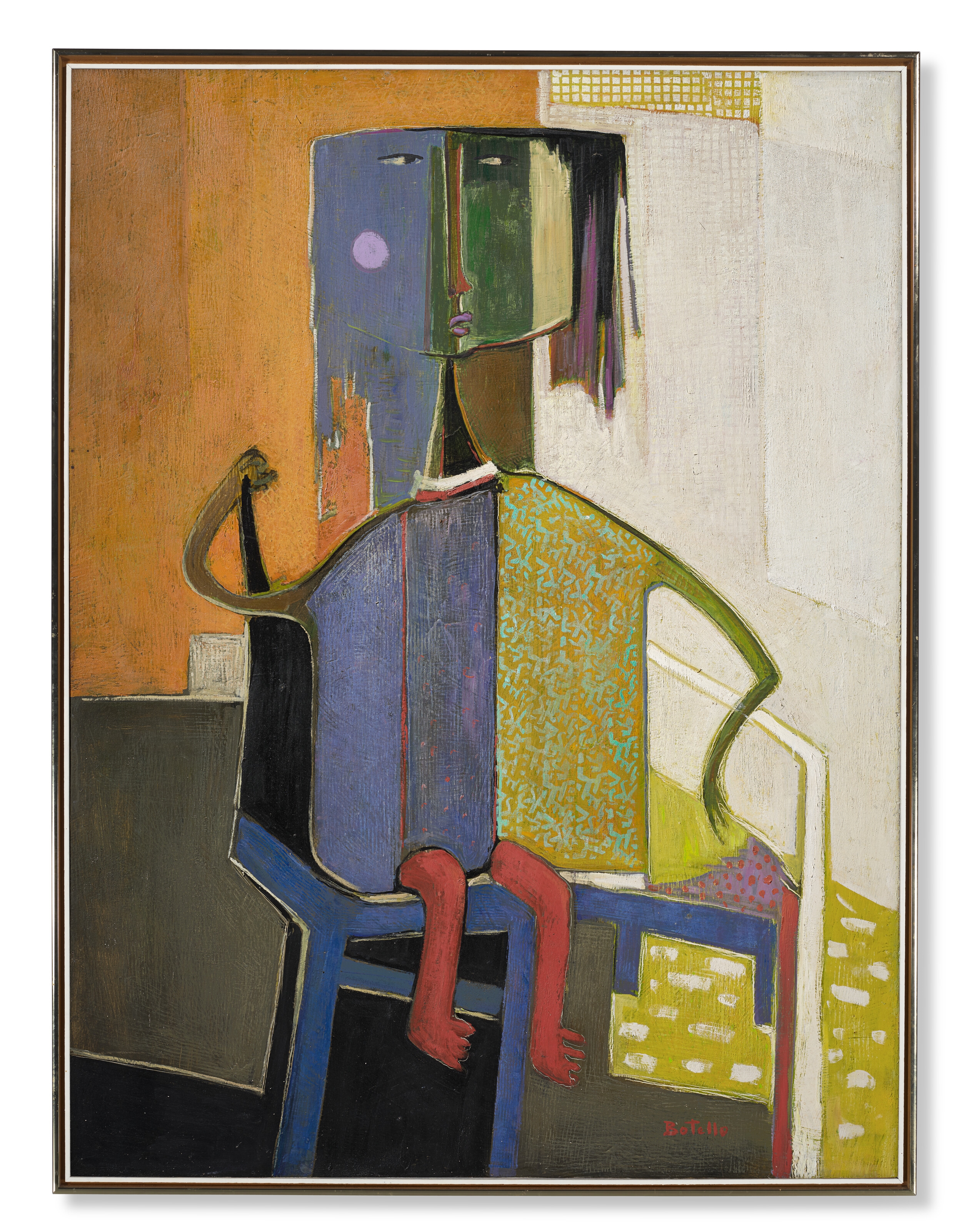Ángel Botello | Girl Seated in a Chair | MutualArt