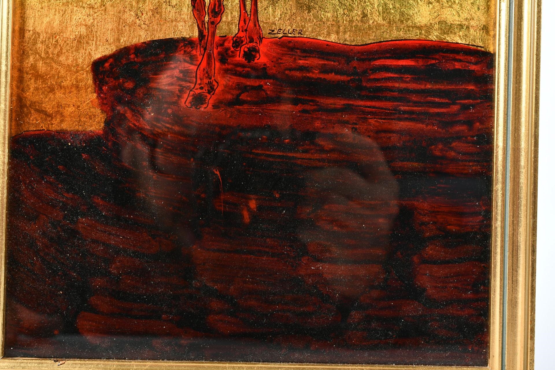 Artwork by Michel Zeller, ZELLER, Made of Fixé sous verre