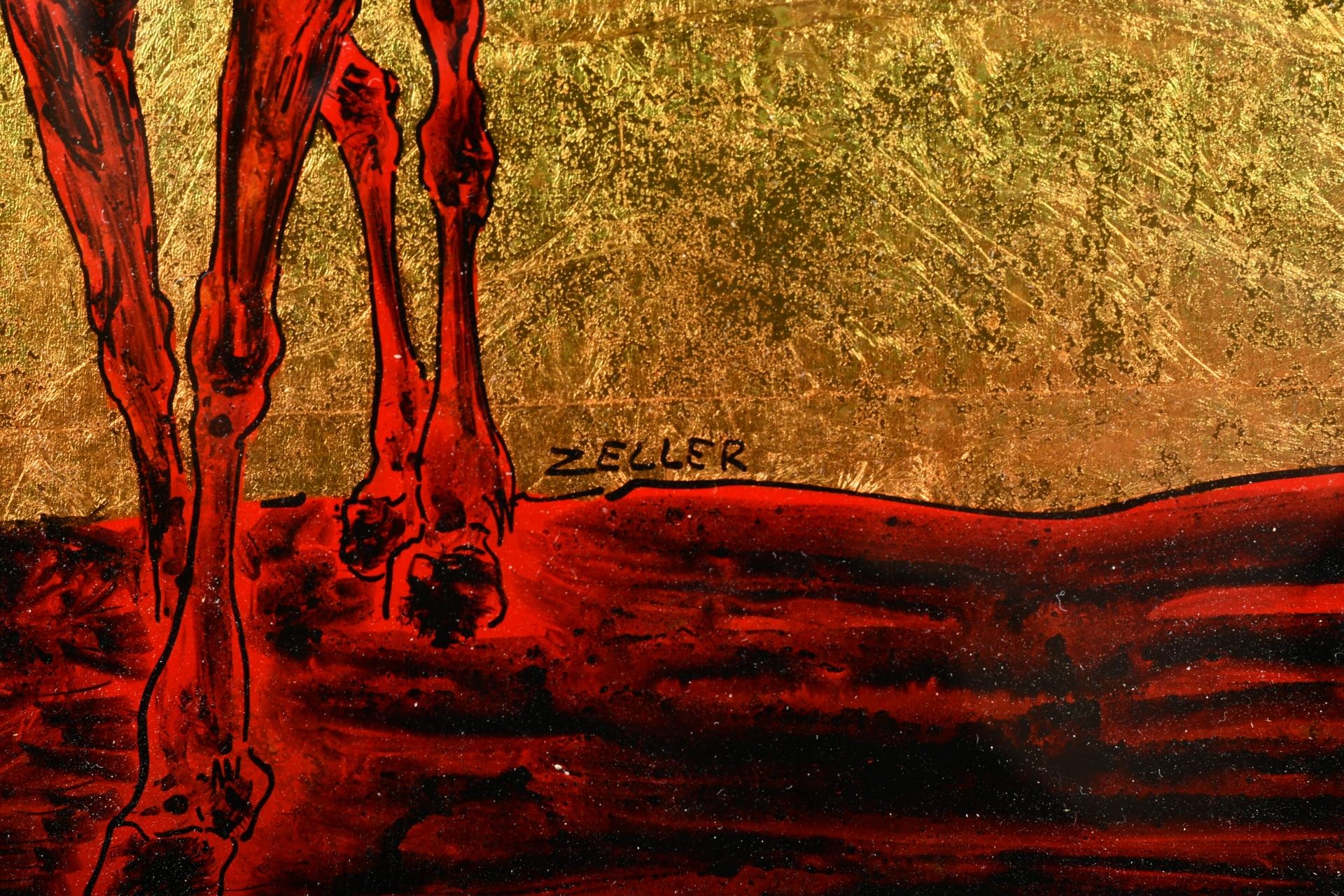 Artwork by Michel Zeller, ZELLER, Made of Fixé sous verre