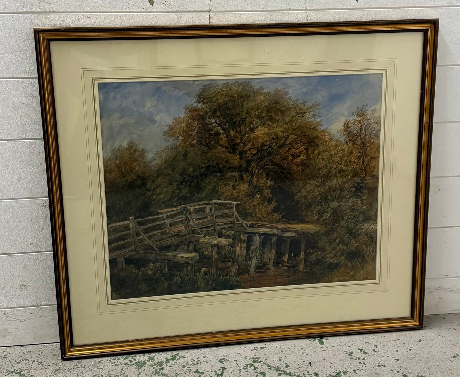 Artwork by William Taunton, In The New Forest, Made of pencil and watercolour