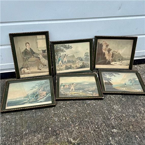 Thomas Medland, a series of six framed Sporting prints - Thomas Medland