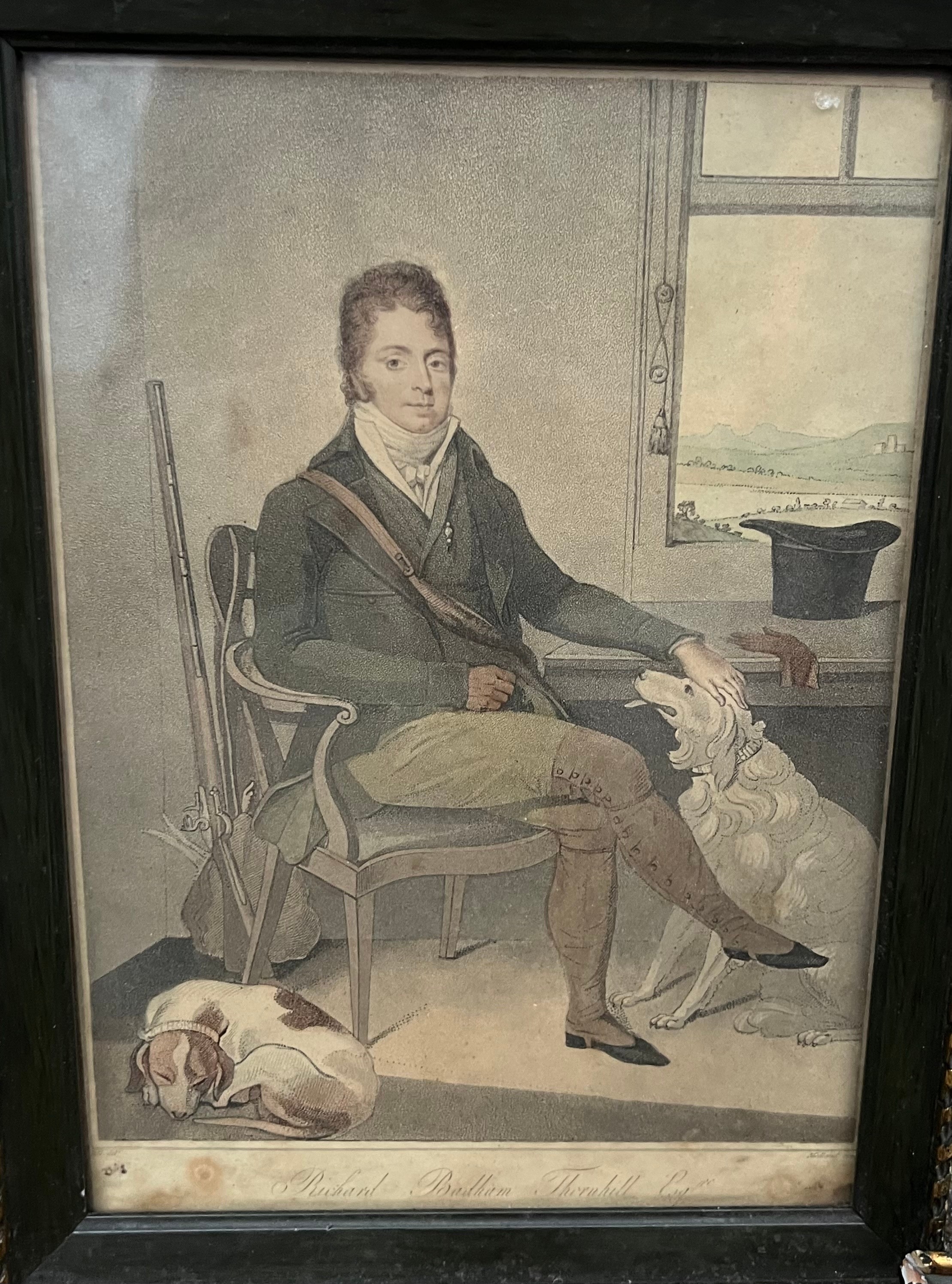 Artwork by Thomas Medland, Thomas Medland, a series of six framed Sporting prints, Made of Glazed