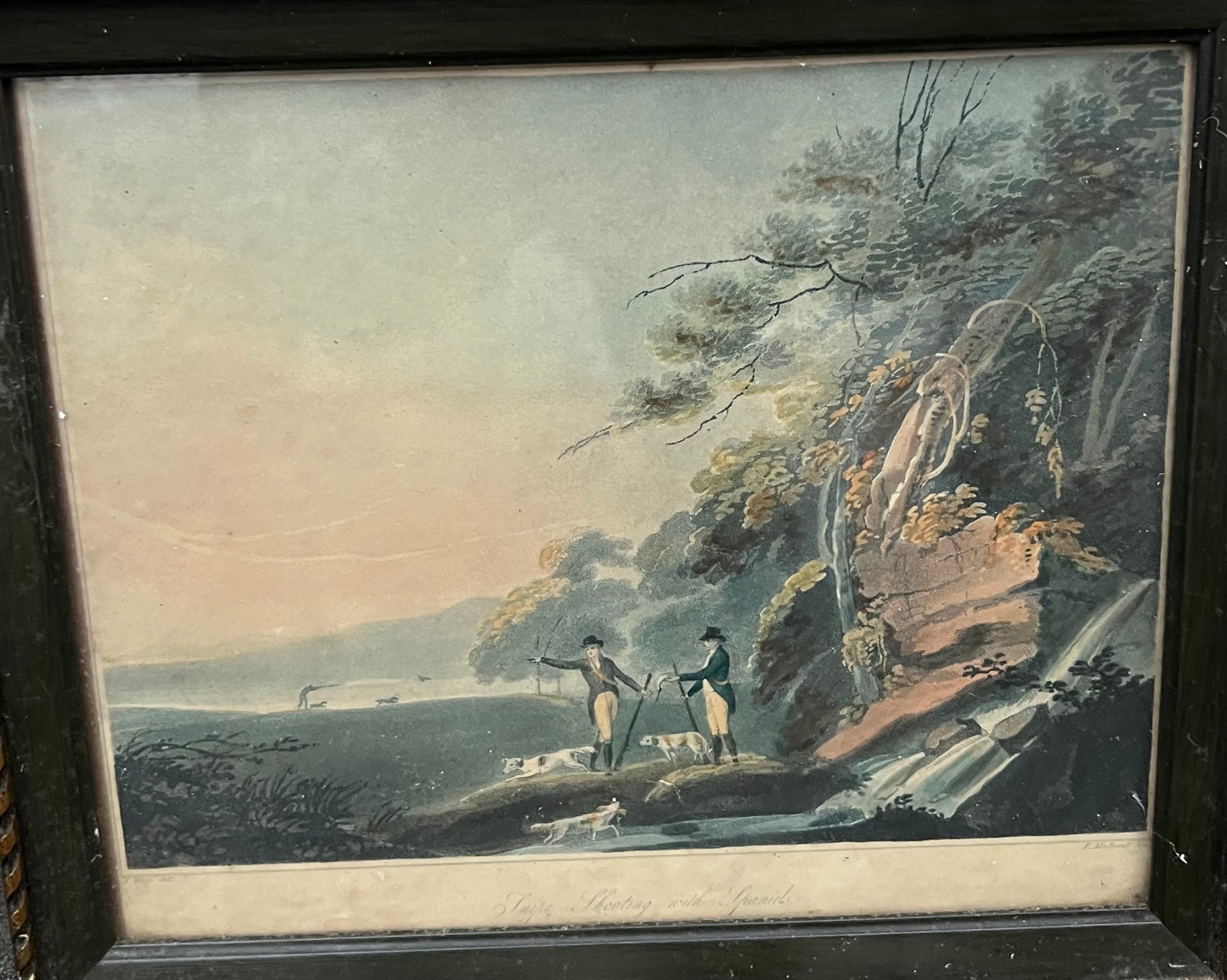 Artwork by Thomas Medland, Thomas Medland, a series of six framed Sporting prints, Made of Glazed