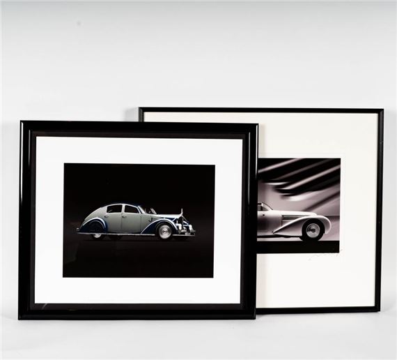 Two Michael Furman Car Photos: Dubonnet Xenia and Voisin by Michael Furman