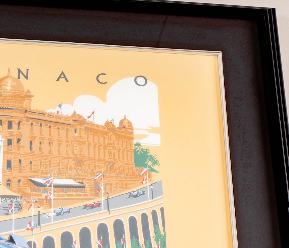 Artwork by Dennis Simon, René Dreyfus Signed Monaco Grand Prix Poster, Made of Poster
lithographic poster