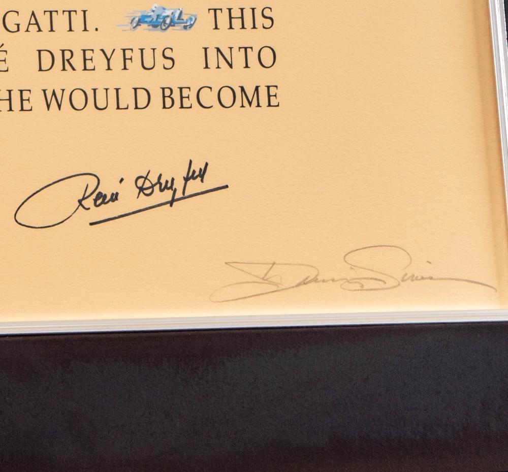 Artwork by Dennis Simon, René Dreyfus Signed Monaco Grand Prix Poster, Made of Poster
lithographic poster