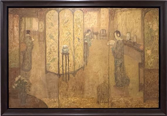 Three Women In An Interior