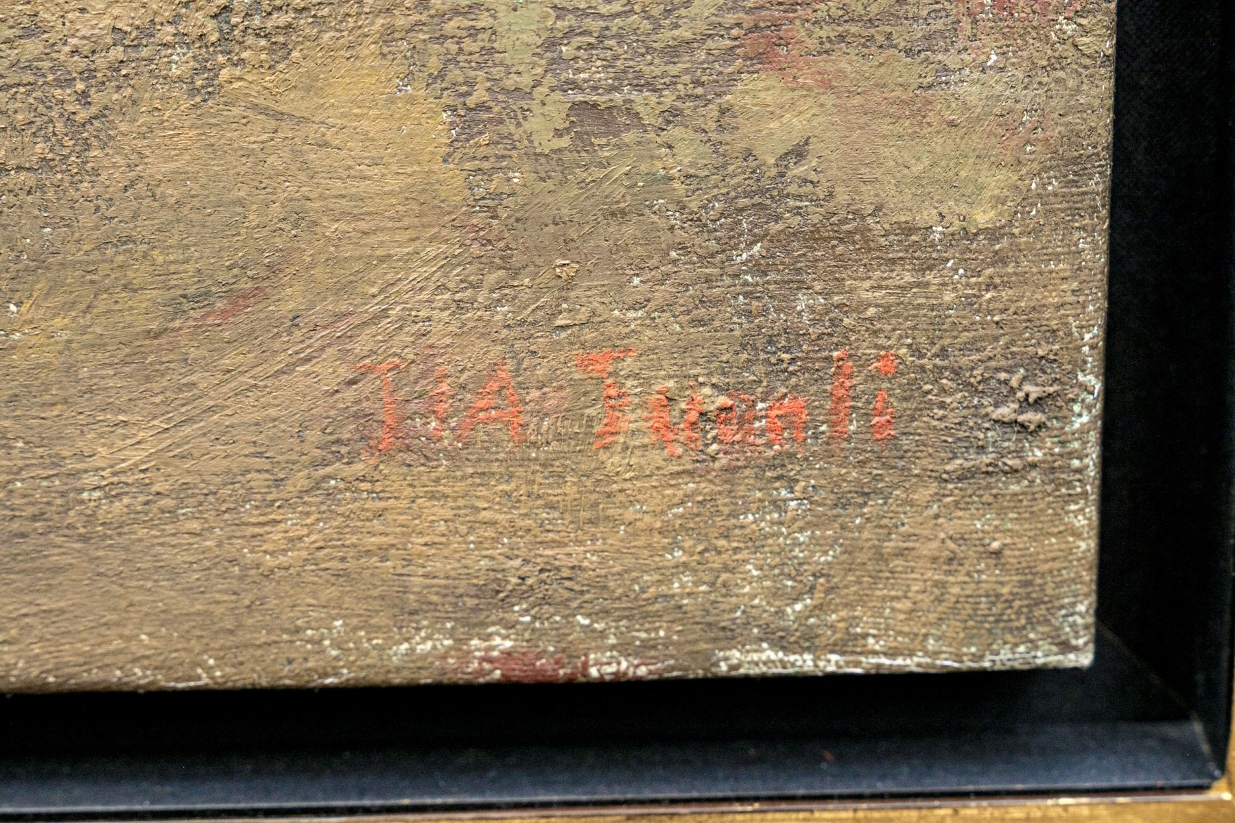 Artwork by Jia Juanli, Portrait Of A Woman With A Fan, Made of oil on canvas