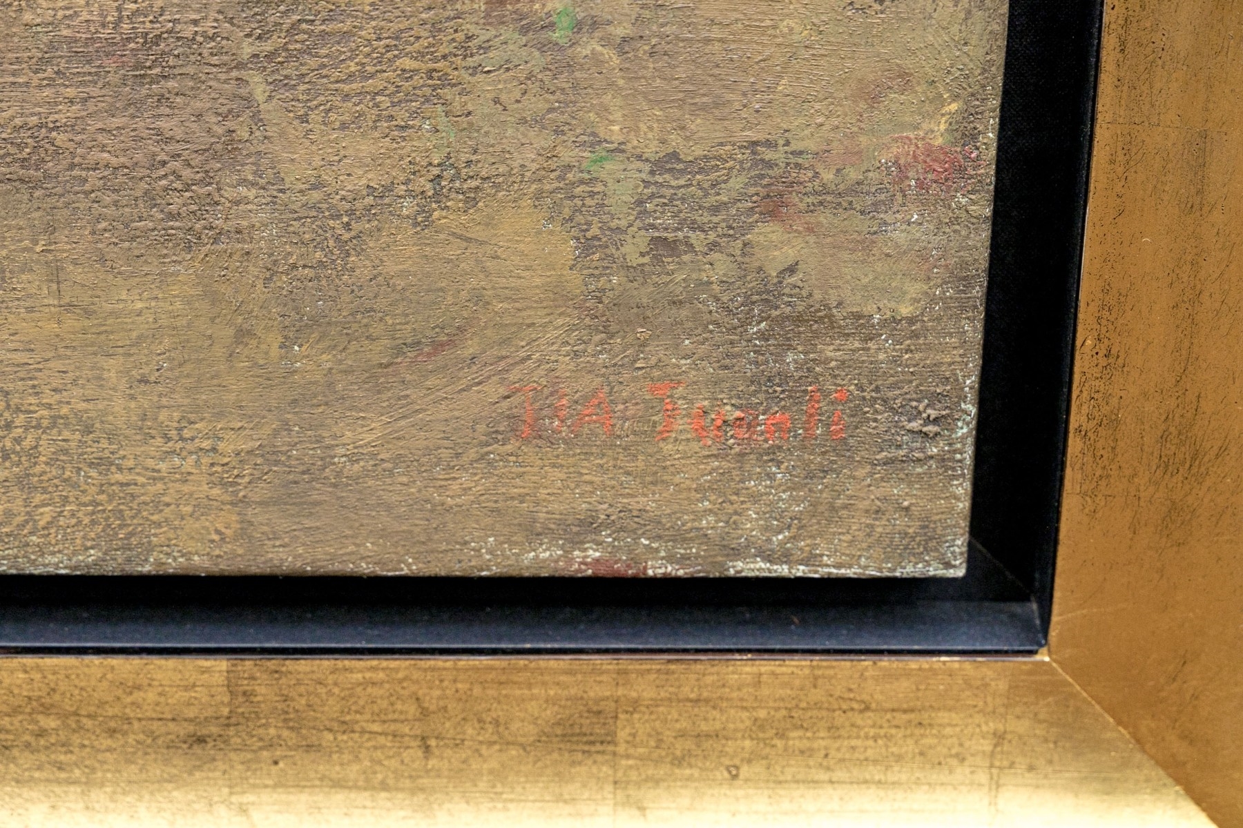 Artwork by Jia Juanli, Portrait Of A Woman With A Fan, Made of oil on canvas