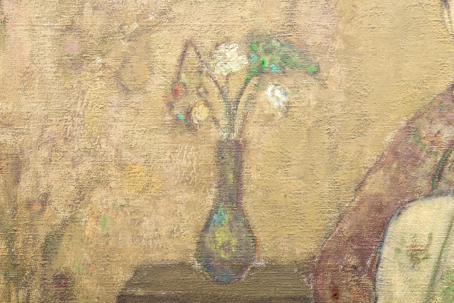 Artwork by Jia Juanli, Portrait Of A Woman With A Fan, Made of oil on canvas