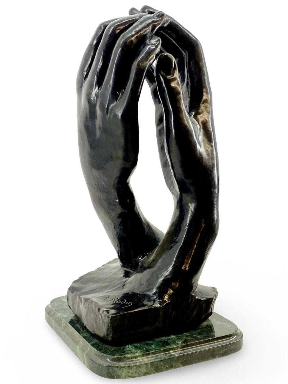 Émile-Antoine Bourdelle | A. Rodin Georges Rudier Bronze ‘The Cathedral ...
