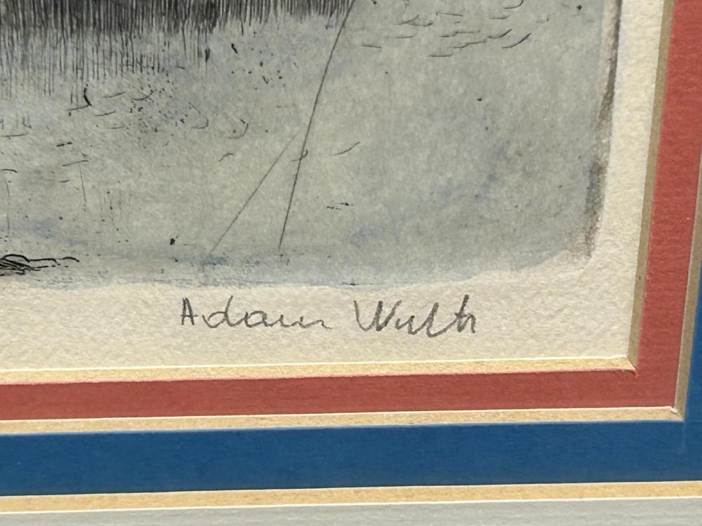 Artwork by Adam Wurtz, Signed Adam Wurtz “Fishermen, Made of brush