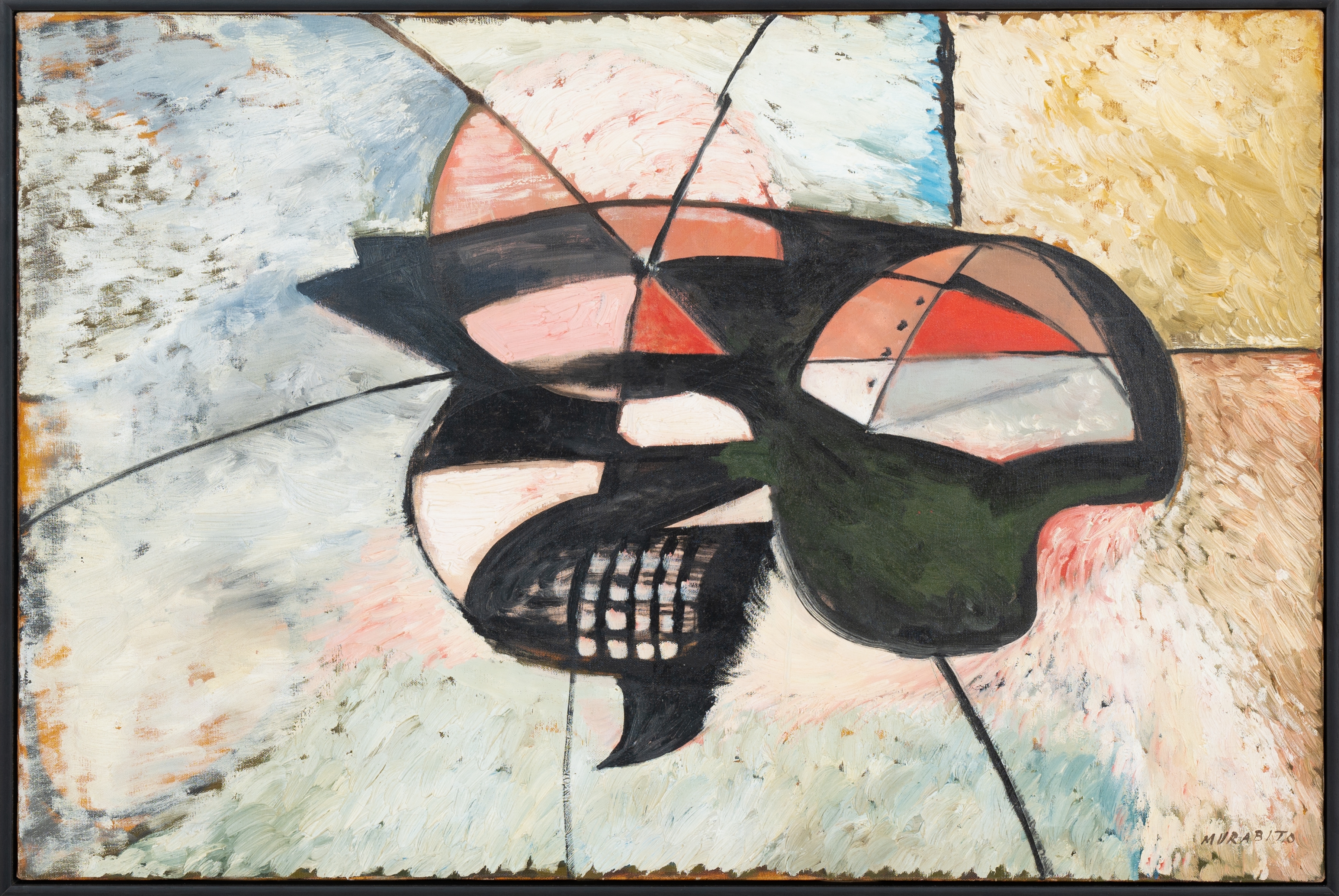 Artwork by Rosario Murabito, Composizione, Made of oil on canvas