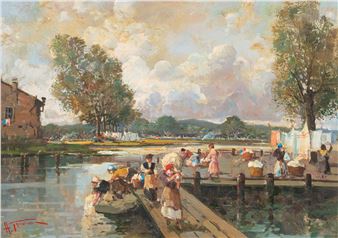 Le lavandaie - Antonio Gravina