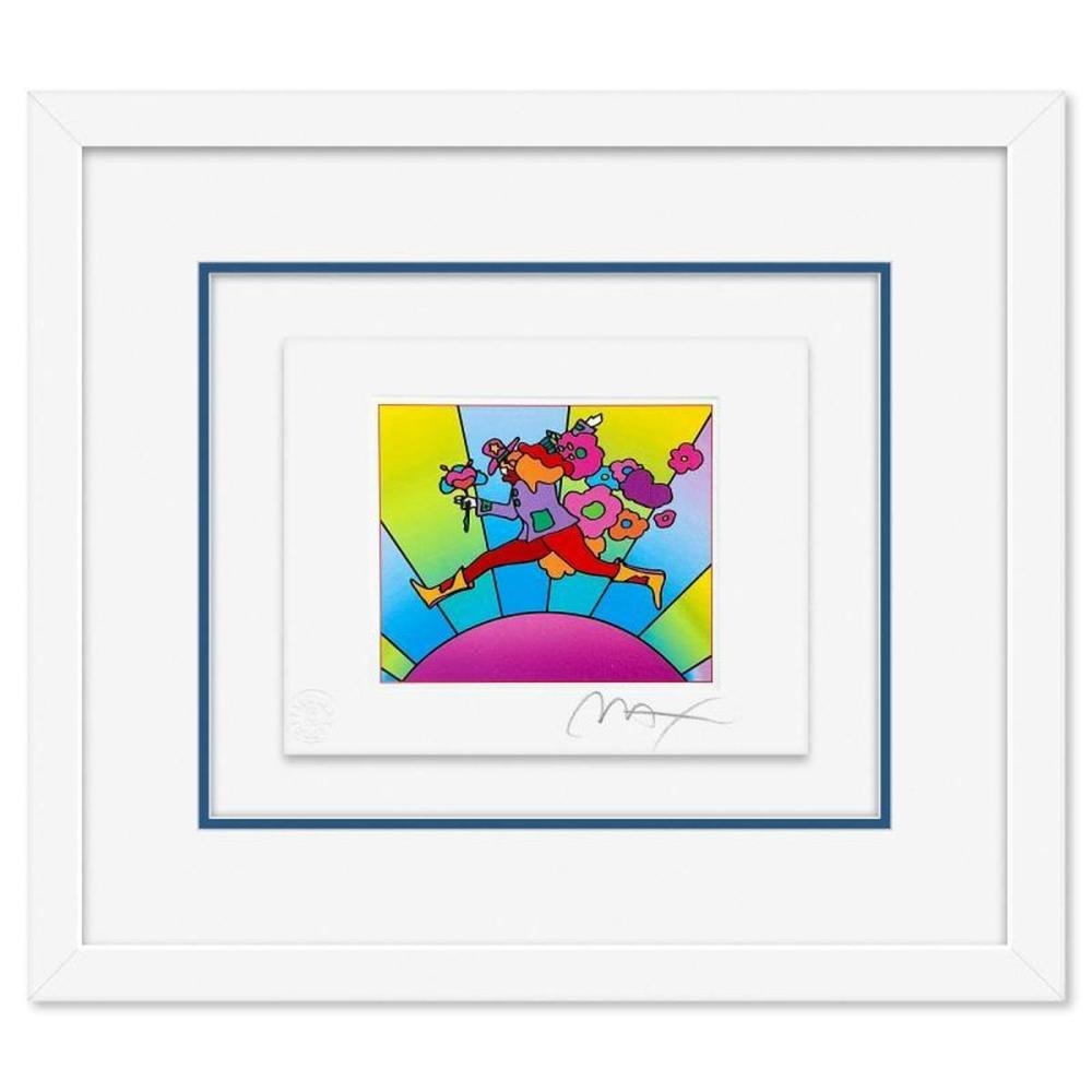 Peter Max | Peter Max, Flower Jumper Over Sunrise on Blends I Framed ...