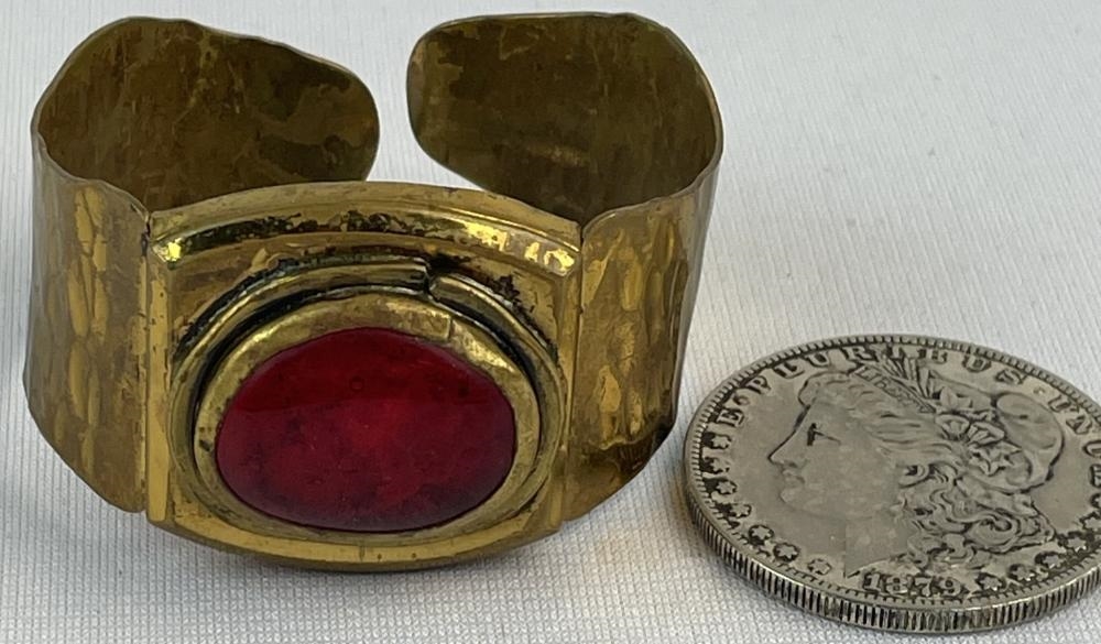 Rafael Alfandary | Vintage Signed Rafael Alfandary Brutalist Brass ...