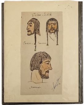 Three Biffi Rodolfo Model Drawings - Biffi Rodolfo