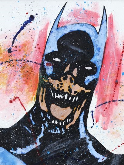 Artwork by Jérôme Guerido, BATMAN, Made of canvas