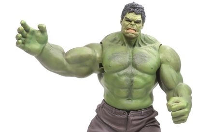 Large | HULK. A large articulated Hulk Avengers latex figure (2013 ...