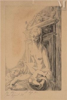 La vierge Nue - Jean Adam