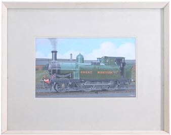 An original , GWR Pannier Tank no - Victor Welch