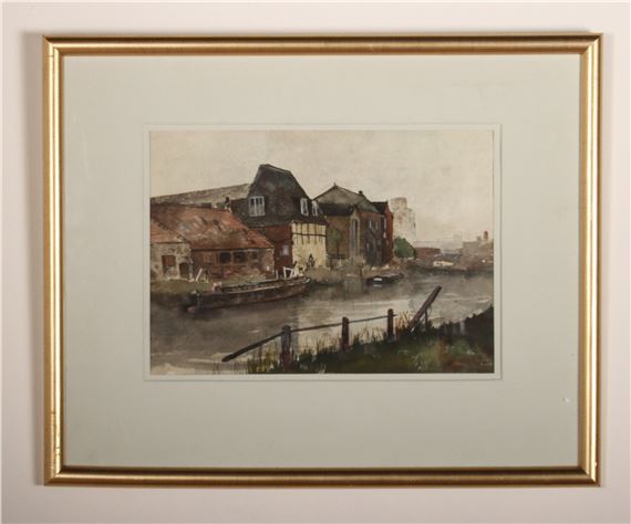Edward Pocock | The back of Robert Bell's house (1975) | MutualArt
