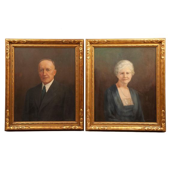 Retratos de dama y caballero by Thomas Duncan Tallmadge, 1936