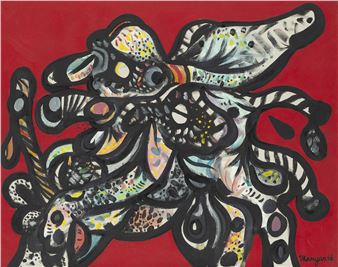 Red painting - Maryan S. Maryan