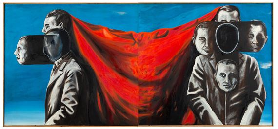 Untitled (diptych by Sławomir Lewczuk