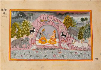 AN ILLUSTRATION FROM A RAMAYANA SERIES ATTRIBUTED TO THE WORKSHOP OF MIRA BAGAS - Rama Laments for Sita - Mira Bagas