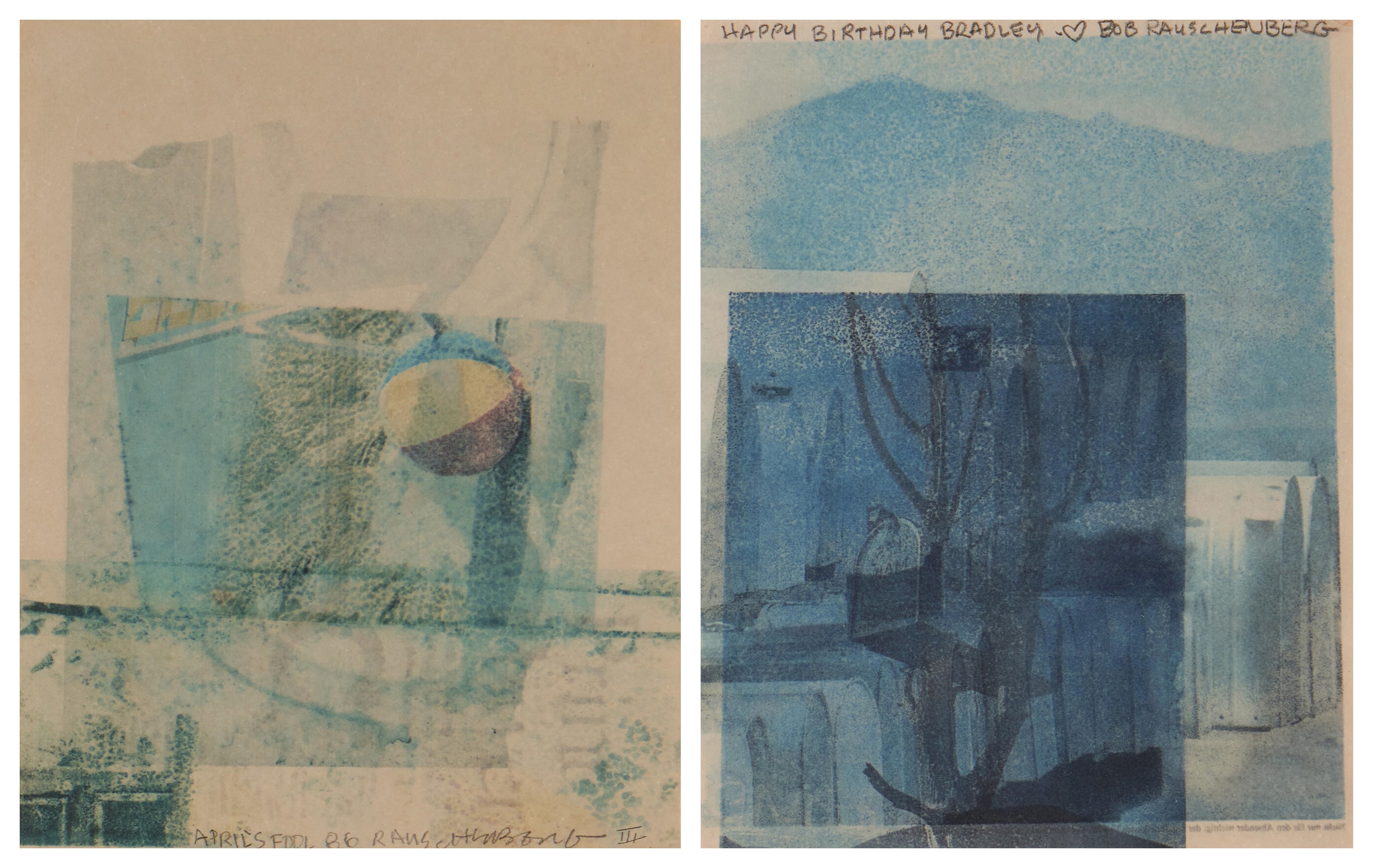 Artwork by Robert Rauschenberg, i. April, Made of paper