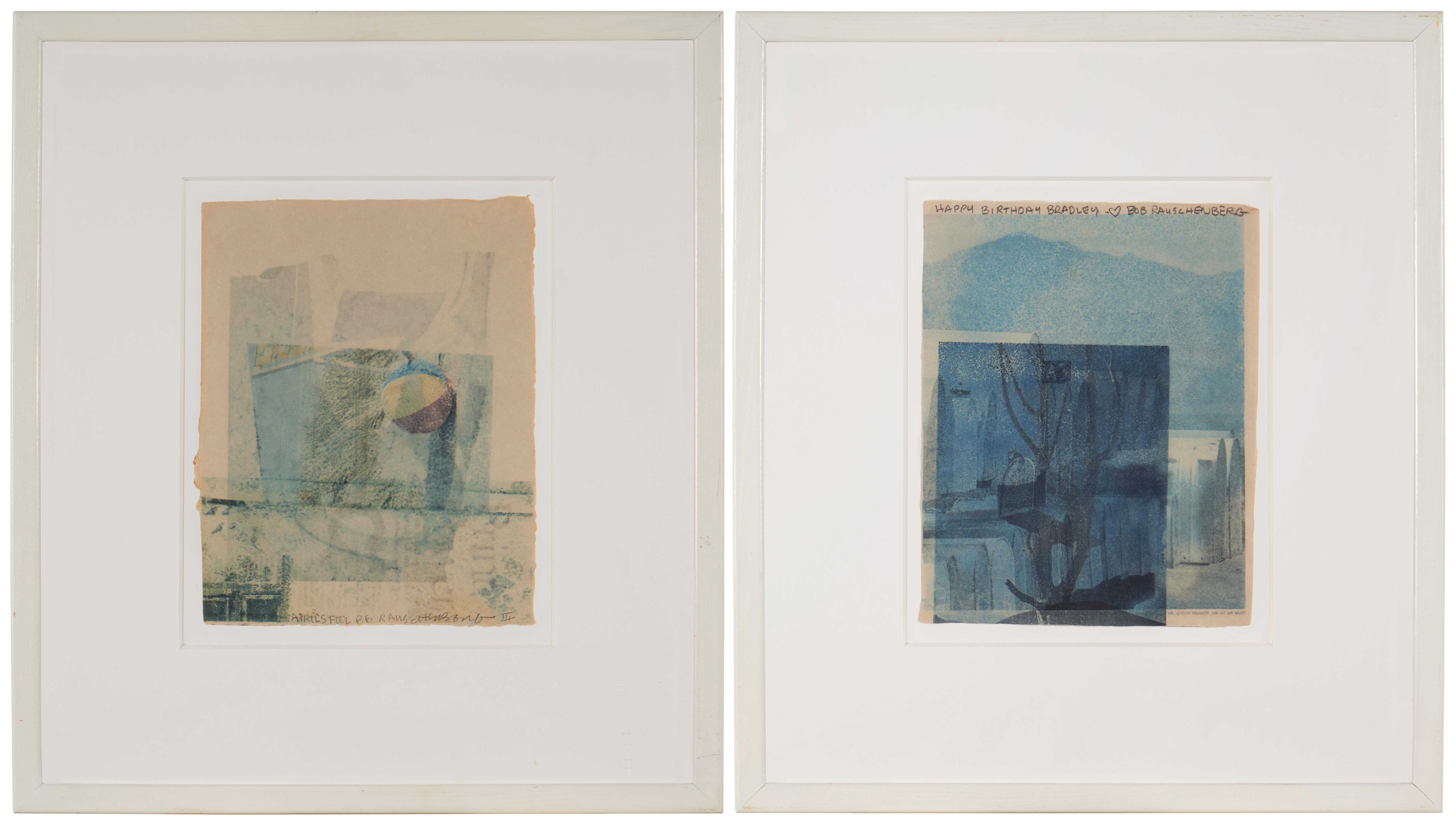 Artwork by Robert Rauschenberg, i. April, Made of paper