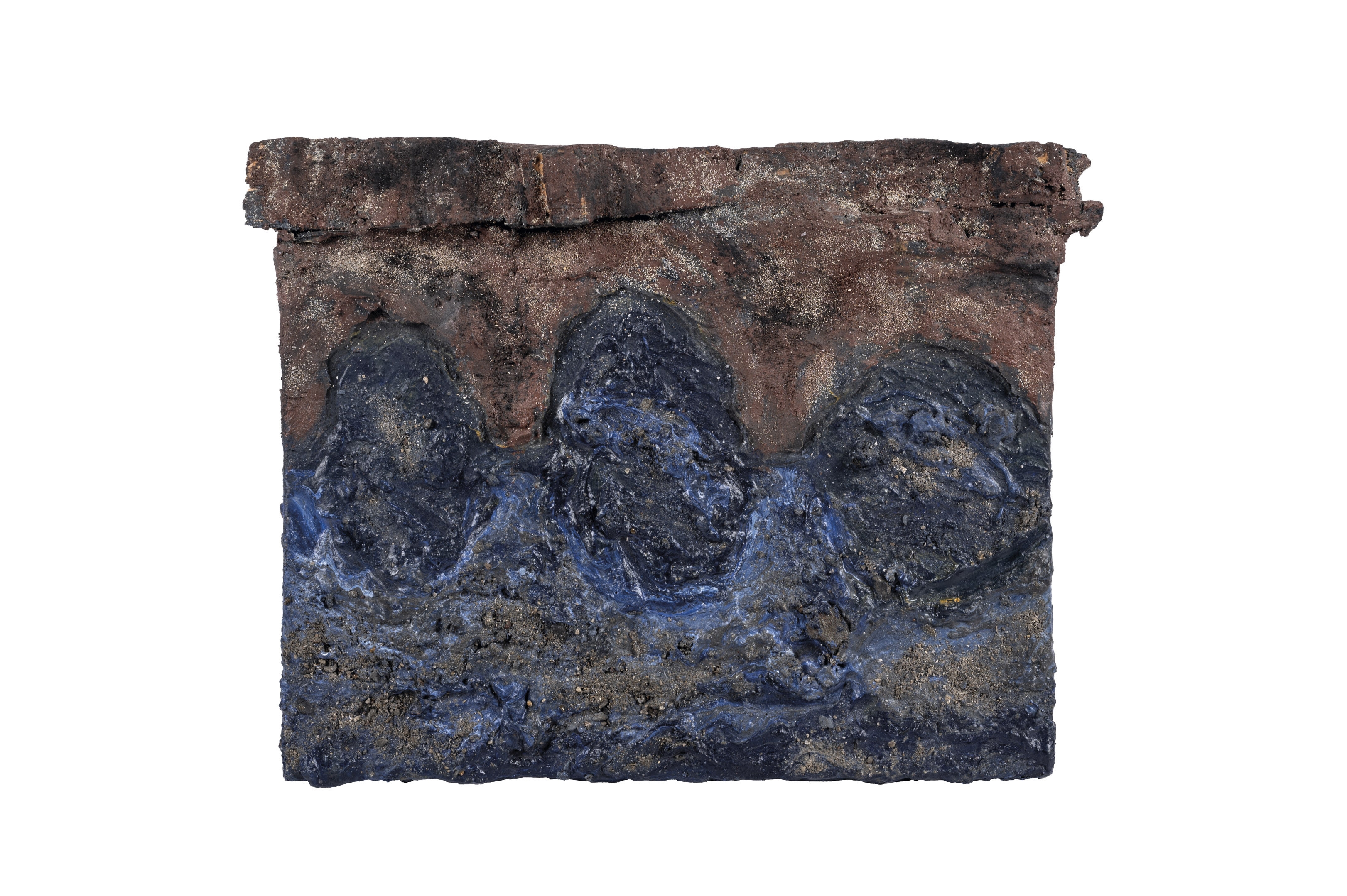 Artwork by Biel March Simó, Blue Bridge, Made of Mixed technique on canvas