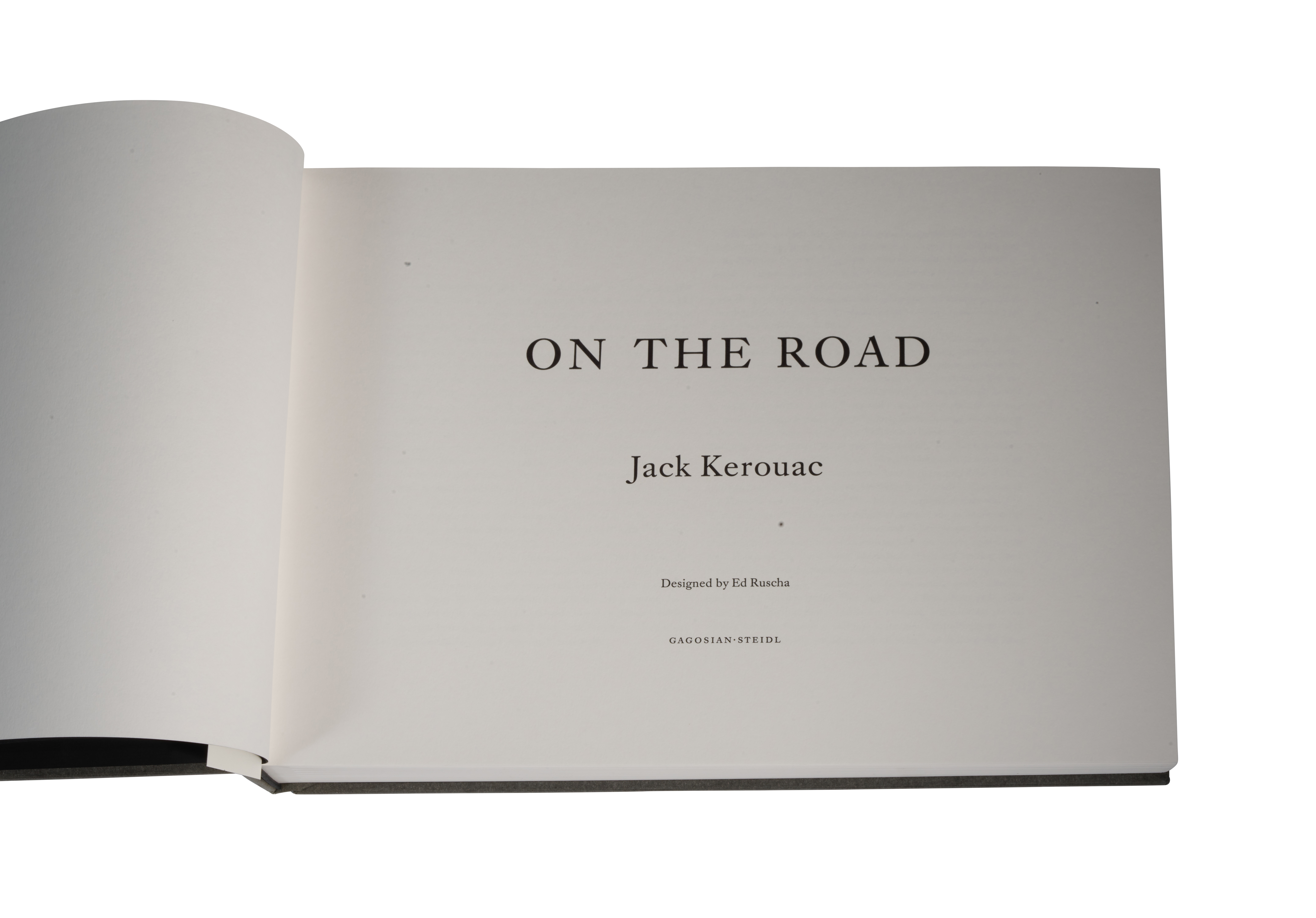 Artwork by Ed Ruscha, Jack Kerouac, On the Road: An Artist Book of the Classic Novel, Made of Artist Book