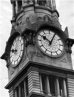 The General Post Office building clock, Sydney, 1972 - George Lipman