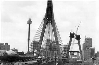 Pyrmont Bridge under construction, 1994 - Dallas Kilponen