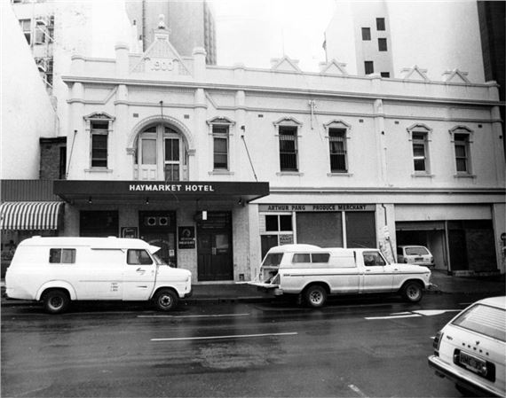 The Haymarket Hotel at Sussex Street, Sydney, 1982 by Anton Cermak, 1982